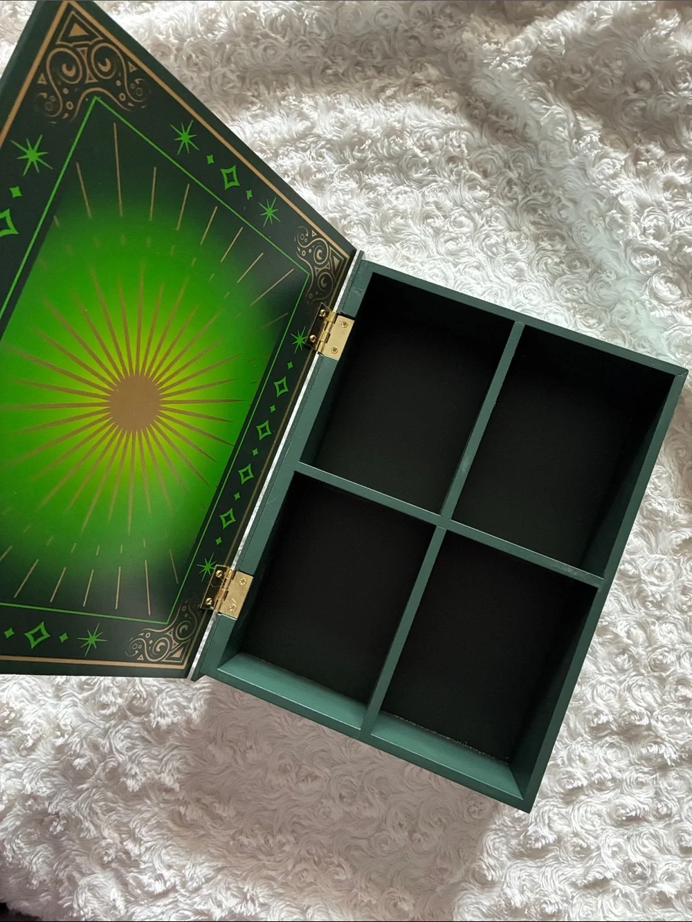 Most Miraculous Spells & Potions Storage Book - Green and Gold Witch Hat Cover